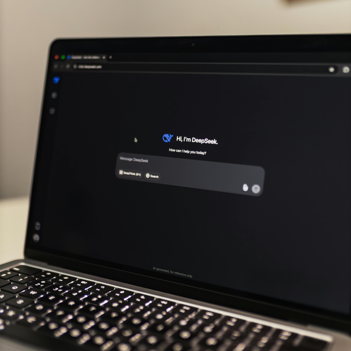 deepseek on laptop